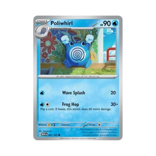 Pokemon TCG Poliwhirl C Scarlet & Violet 151 (English Ver.)