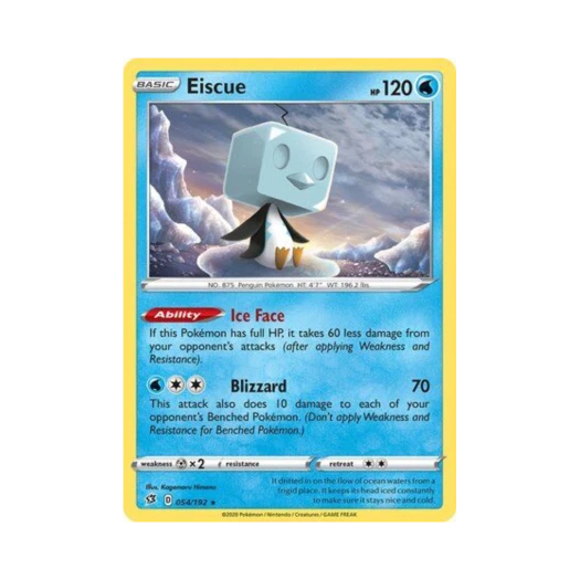 Pokemon TCG Eiscue RH Rebel Clash (English Ver.)