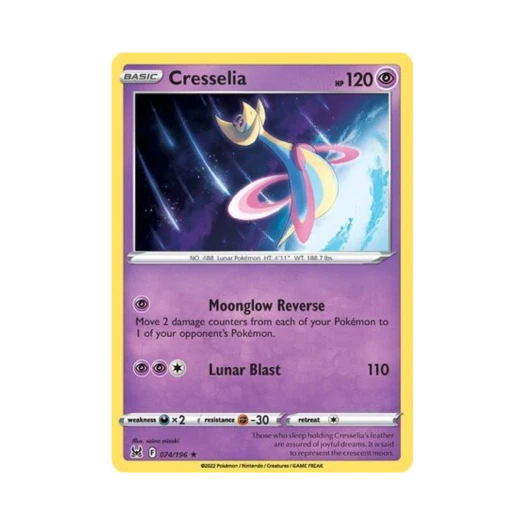 Pokemon TCG Cresselia RH Lost Origin (English Ver.)