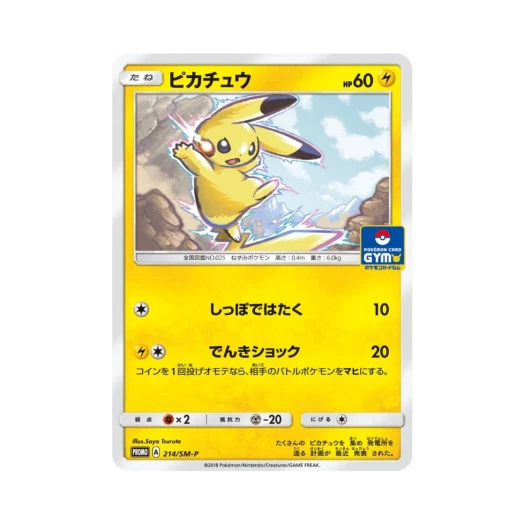 Pokemon TCG Pikachu P Sun & Moon Promos (Japanese Ver.)
