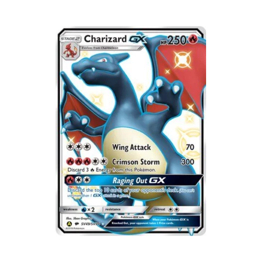 Pokemon TCG Charizard GX RSG Hidden Fates (English Ver.)