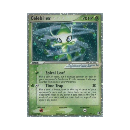 포켓몬 TCG 세레비 ex RS EX 언씬 포시스 (영문판)