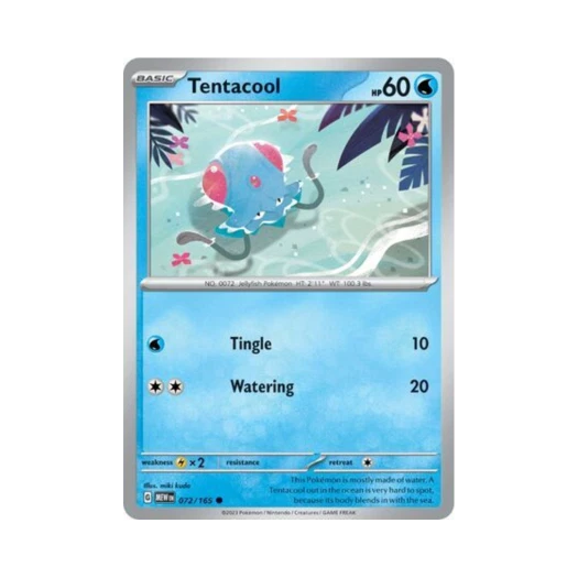 Pokemon TCG Tentacool C Scarlet & Violet 151 (English Ver.)