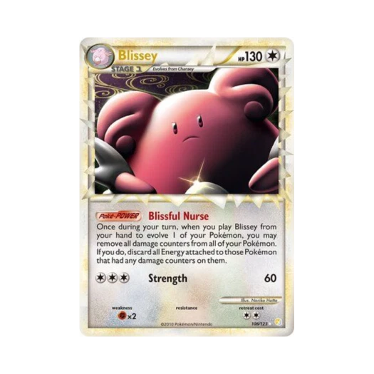 Pokemon TCG Blissey RP HeartGold & SoulSilver (English Ver.)