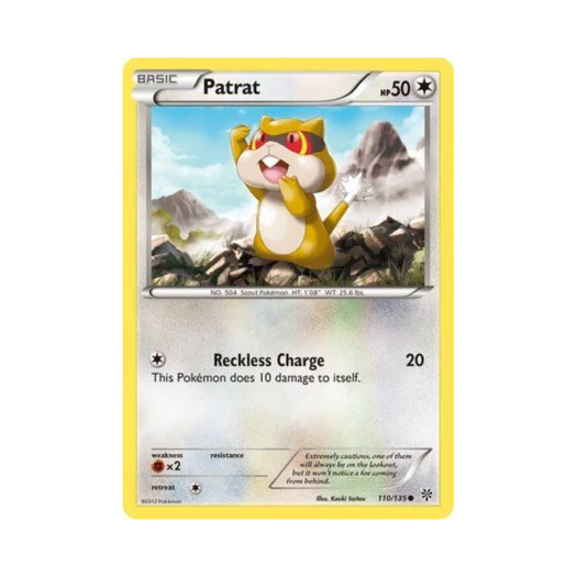 Pokemon TCG Patrat C Plasma Storm (English Ver.)