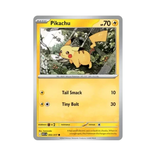 Pokemon TCG Pikachu C Mega Evolution Ascended Heroes (English Ver.)