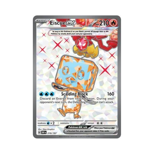 Pokemon TCG Eiscue ex UR Obsidian Flames (English Ver.)