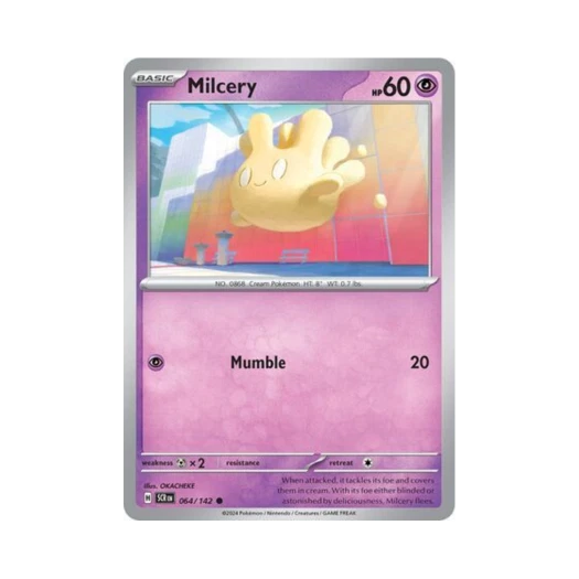 Pokemon TCG Milcery C Stellar Crown (English Ver.)