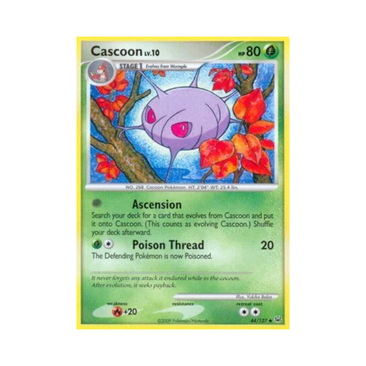 Pokemon TCG Cascoon U Platinum (English Ver.)
