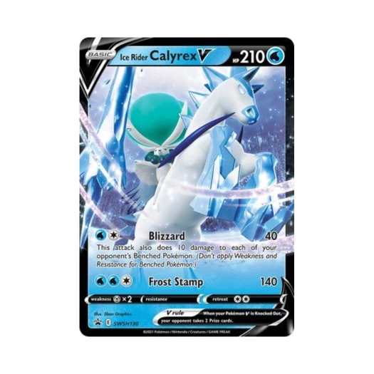 포켓몬 TCG 백마 버드렉스 V P 소드 & 실드 프로모카드 (영문판)