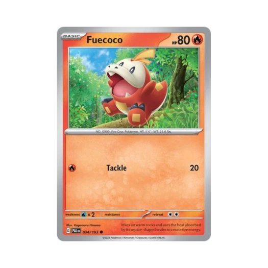 Pokemon TCG Fuecoco C Paldea Evolved (English Ver.)