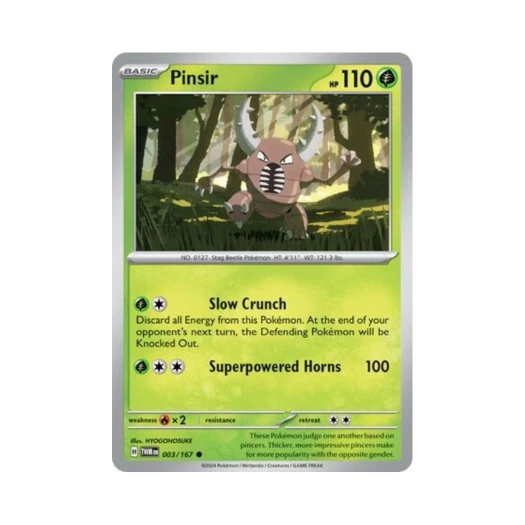 Pokemon TCG Pinsir C Twilight Masquerade (English Ver.)