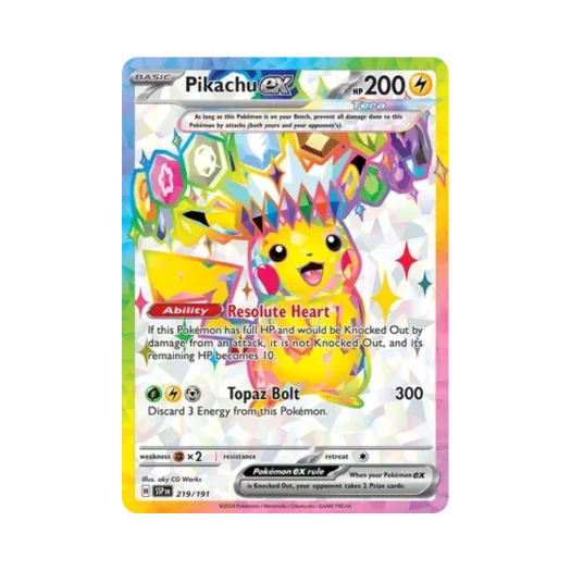 Pokemon TCG Pikachu ex UR Surging Sparks (English Ver.)
