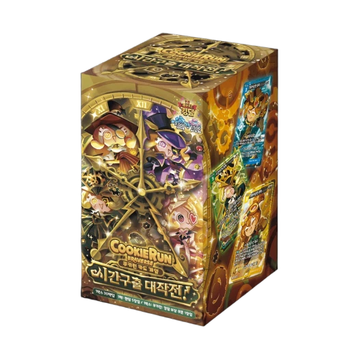 쿠키런 TCG 쿠키런 브레이버스 카드 게임 부스터 팩 시간구출 대작전 (30팩/한글판)