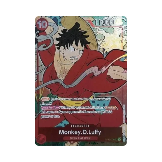 원피스 TCG 몽키 D. 루피 SR ST10-006 1주년 기념 세트 (영문판)