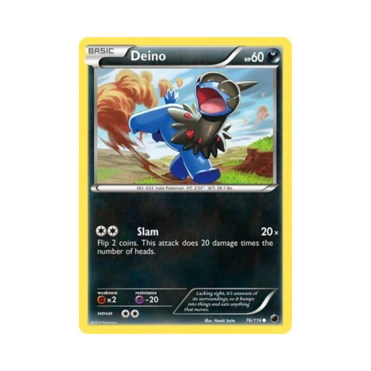 Pokemon TCG Deino C Plasma Freeze (English Ver.)