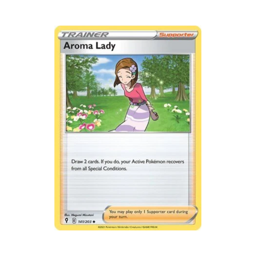Pokemon TCG Aroma Lady U Evolving Skies (English Ver.)