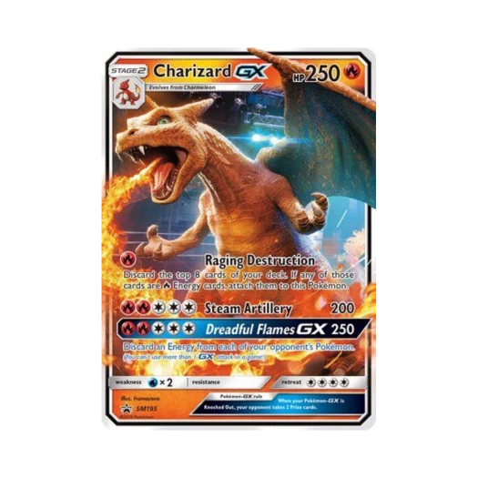 Pokemon TCG Charizard GX Jumbo P Sun & Moon Promos (English Ver.)