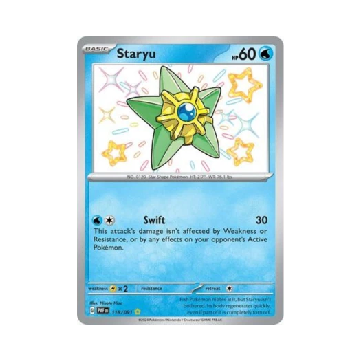포켓몬 TCG 별가사리 SR 팔데아 페이트 (영문판)