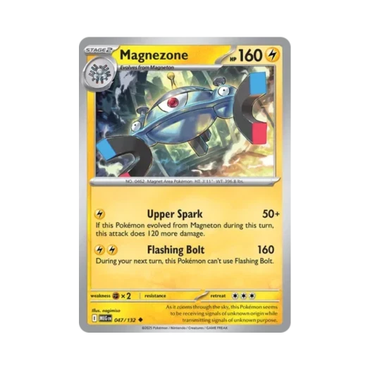 Pokemon TCG Magnezone U Mega Evolution (English Ver.)