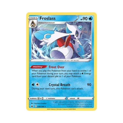 포켓몬 TCG 눈여아 RH 칠링 레인 (영문판)
