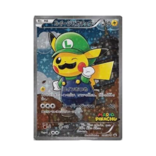 Pokemon TCG Luigi Pikachu P XY Promos (Japanese Ver.)