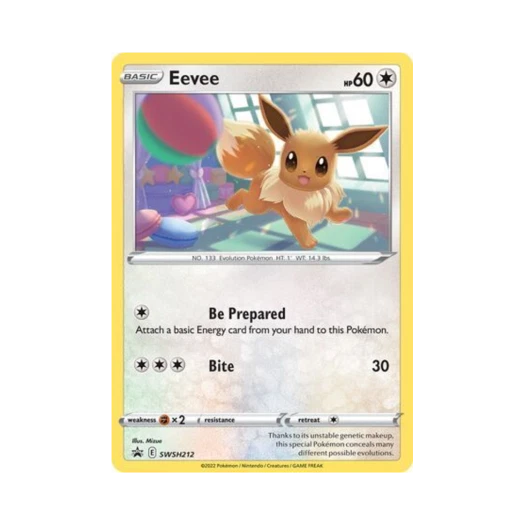 포켓몬 TCG 이브이 P 소드 & 실드 프로모카드 (영문판)