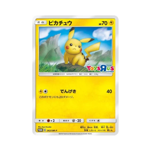 Pokemon TCG Pikachu P Sun & Moon Promos (Japanese Ver.)