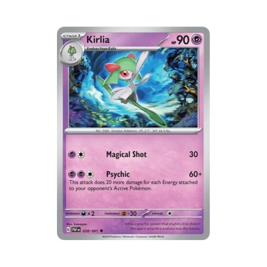 Pokemon TCG Kirlia U Paldean Fates (English Ver.)