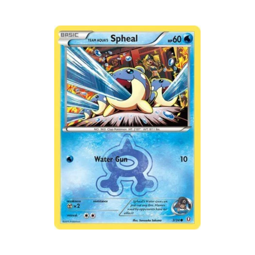 포켓몬 TCG 아쿠아단의 대굴레오 C 더블 크라이시스 (영문판)
