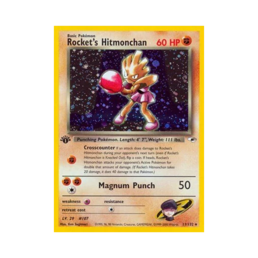 포켓몬 TCG 로켓단의 홍수몬 RH 짐 히어로즈 (영문판)