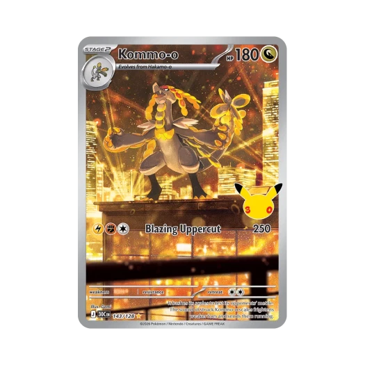 포켓몬 TCG 짜랑고우거 AR 30주년 기념 (영문판)