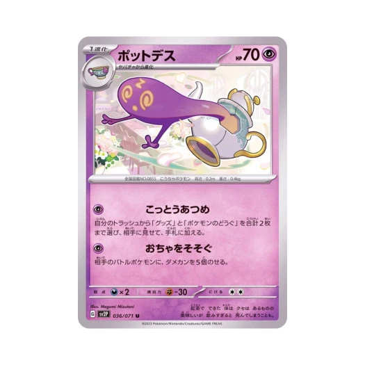 포켓몬 TCG 포트데스 U 스노해저드 (일어판)