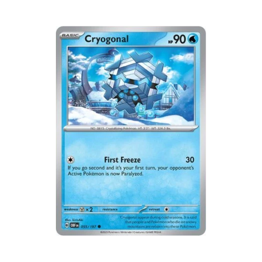 Pokemon TCG Cryogonal C Obsidian Flames (English Ver.)
