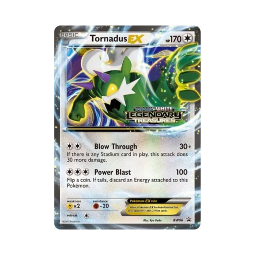 포켓몬 TCG 토네로스 ex P 블랙 & 화이트 프로모카드 (영문판)