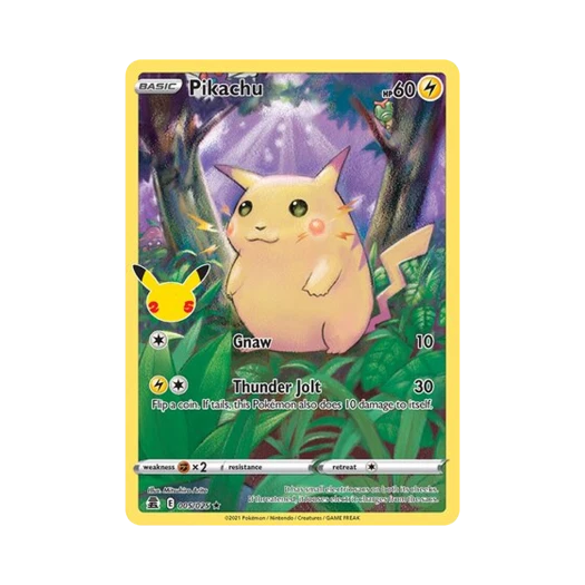 포켓몬 TCG 피카츄 RH 셀레브레이션즈 (영문판)
