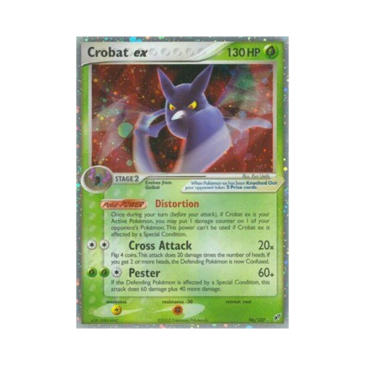 포켓몬 TCG 크로뱃 ex RHe EX 테오키스 (영문판)