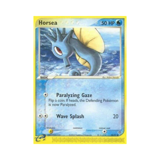 Pokemon TCG Horsea C EX Dragon (English Ver.)