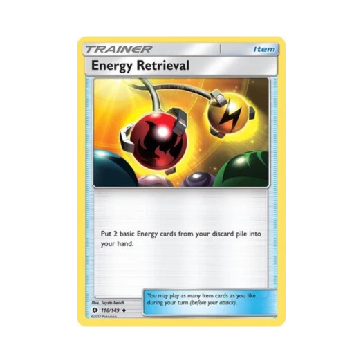 포켓몬 TCG 에너지 회수 U 썬 & 문 (영문판)