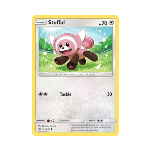 Pokemon TCG Stufful C Sun & Moon (English Ver.)