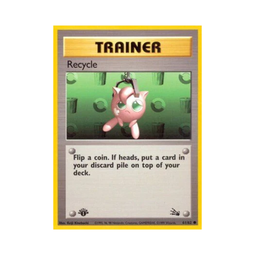 포켓몬 TCG 리사이클 C 포실 (영문판)