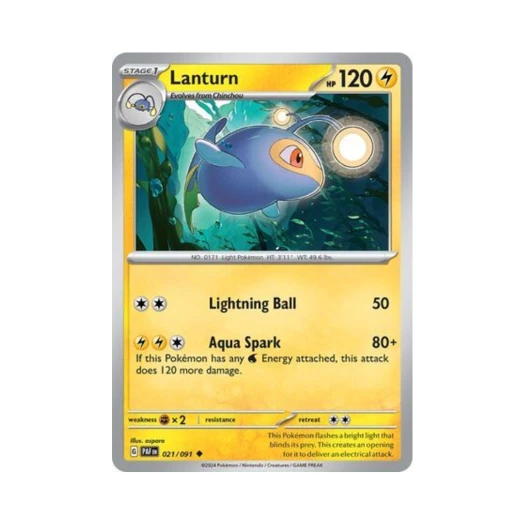 Pokemon TCG Lanturn U Paldean Fates (English Ver.)