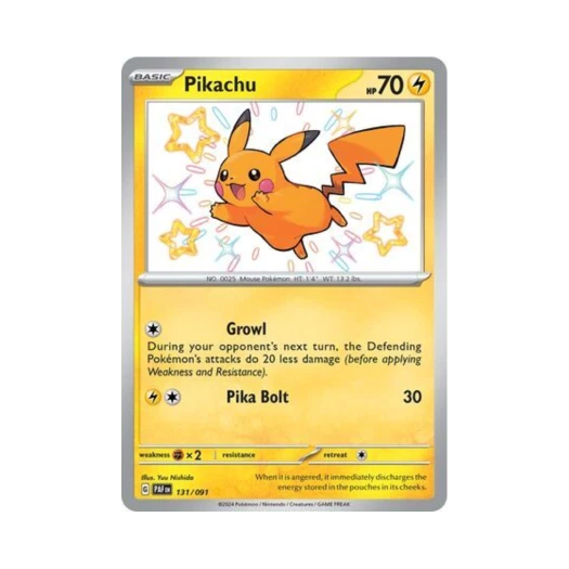 포켓몬 TCG 피카츄 SR 팔데아 페이트 (영문판)