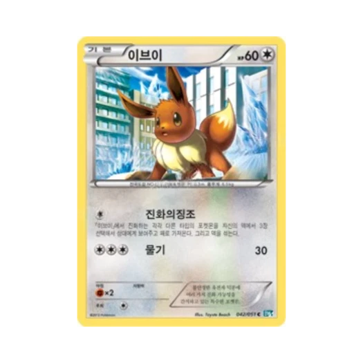 포켓몬 TCG 이브이 C 볼트너클 (한글판)