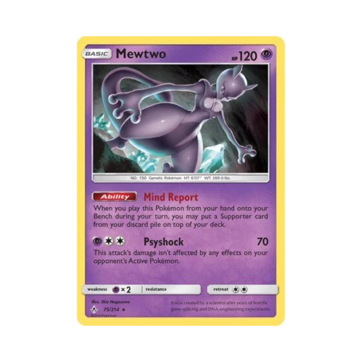 Pokemon TCG Mewtwo R Unbroken Bonds (English Ver.)