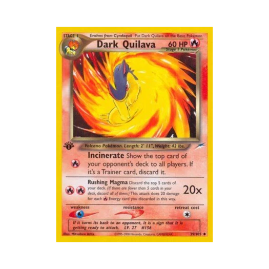 포켓몬 TCG 다크 마그케인 U 네오 데스티니 (영문판)