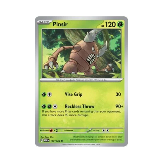 Pokemon TCG Pinsir U Scarlet & Violet 151 (English Ver.)