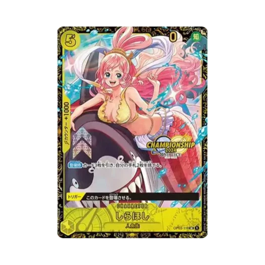 One Piece TCG Shirahoshi UC OP03-116 Promotion Card Championships 2024 Gift (Japanese Ver.)