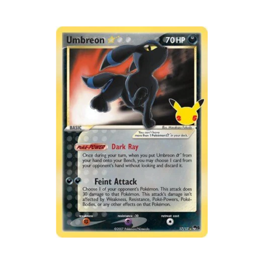 포켓몬 TCG 블래키 SR 셀레브레이션즈 (영문판)