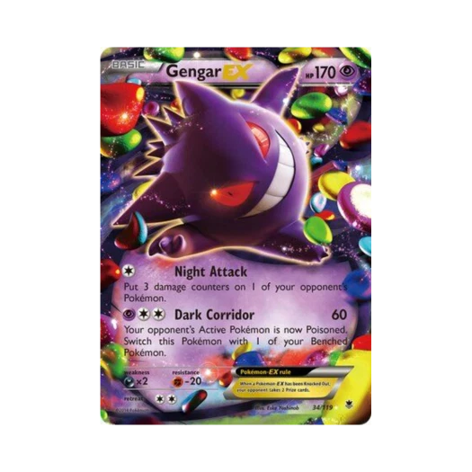 포켓몬 TCG 팬텀 EX RHE 팬텀 포스 (영문판)